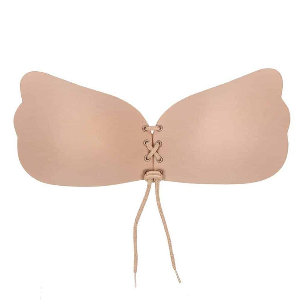 Nude Strapless Self Adhesive Silicone Invisible Push-up Bra - Image 4
