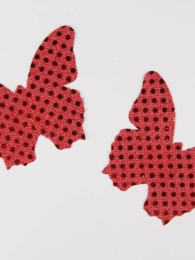 Red Butterfly Sticky Nipple Cover