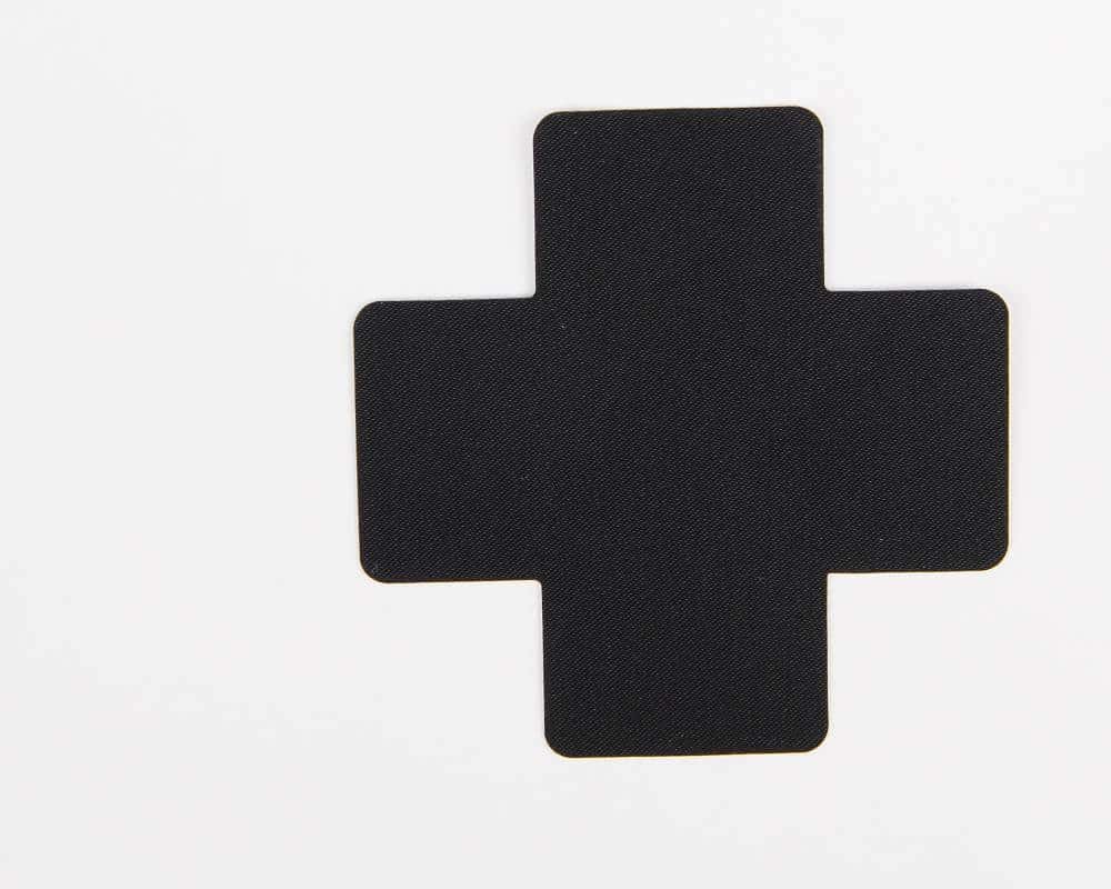 Black Cross Nipple Hiding Stickers - Image 4