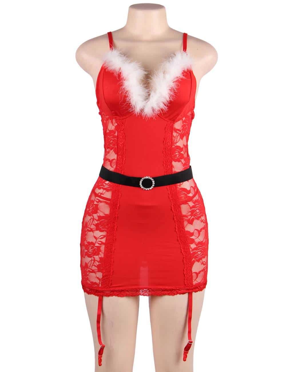 Red Christmas Plush Decoration Babydoll - Image 6