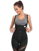 6 Pieces Steel Bones Black Neoprene Waist Training Corset