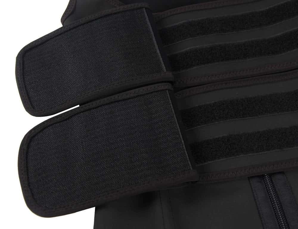 Latex Zippered Double Belt 9 Steel Bones One-piece Abdomen Vest Sling Shaper - Image 4