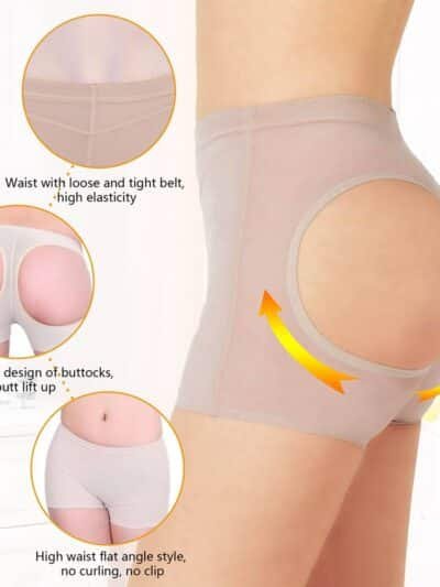 Butt Lifter Sexy Nude Cutout Boyshort