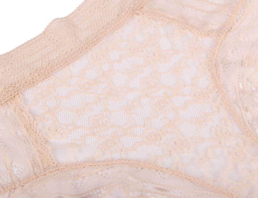 High Quality Floral Lace Sexy High Waist Perspective Panty - Image 8