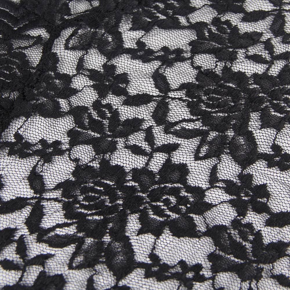 Sexy Black Deep V backless Full Lace Teddy - Image 9