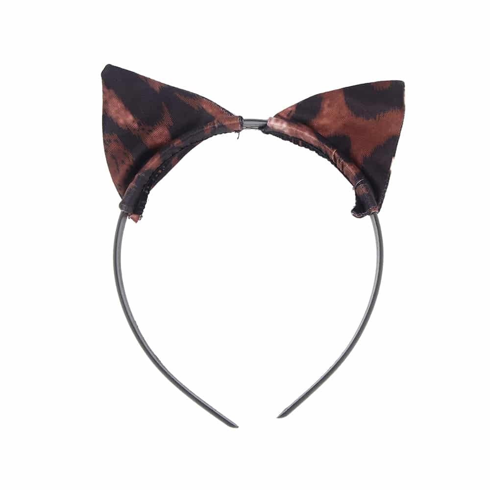 Leopard Print Sexy Head Wear Garter Bra Set - Image 14