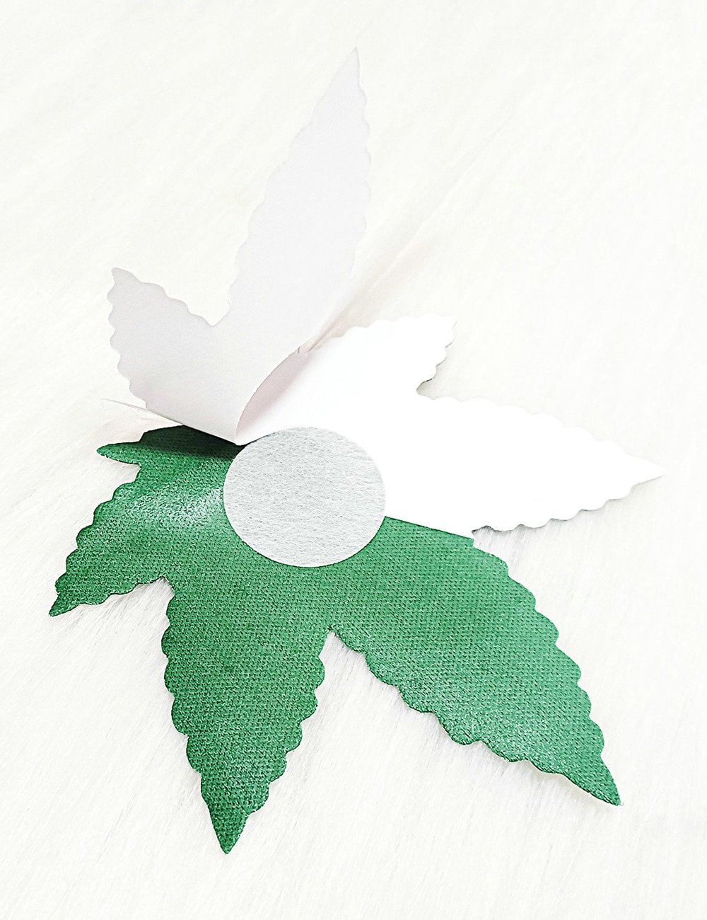 Green Leaf Shape Nipple Cover - Image 3