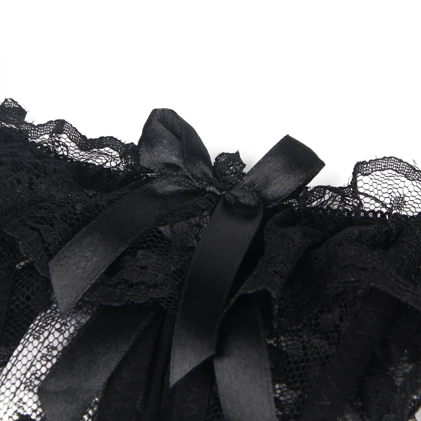 Sexy Open Crotch Lace Black Panty - Image 9