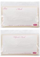 2Pcs Wholesale Enchanting White Lace Eye Mask