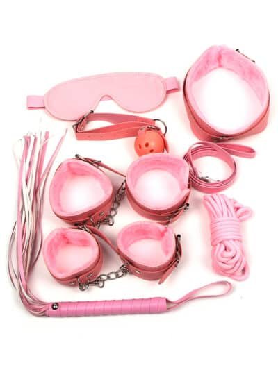 Pink Leather Bondage Adult Sexy Toys Sm Sexy Product
