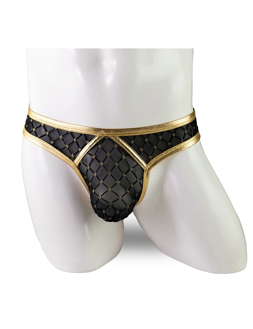 Gold Sexy Leather Underwear for Man - Image 7
