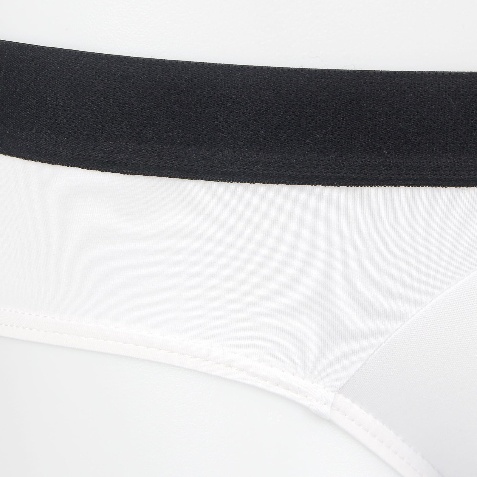 White Ice Silk Strappy Sexy Men's Underwear - Image 7
