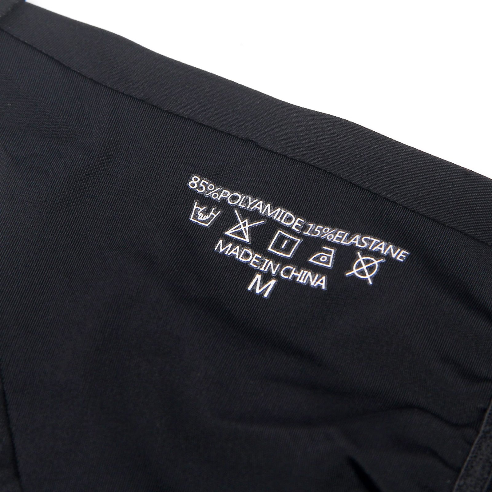 Black Sexy Women Seamless Panty With Shining Chain Pleated Design - Image 7