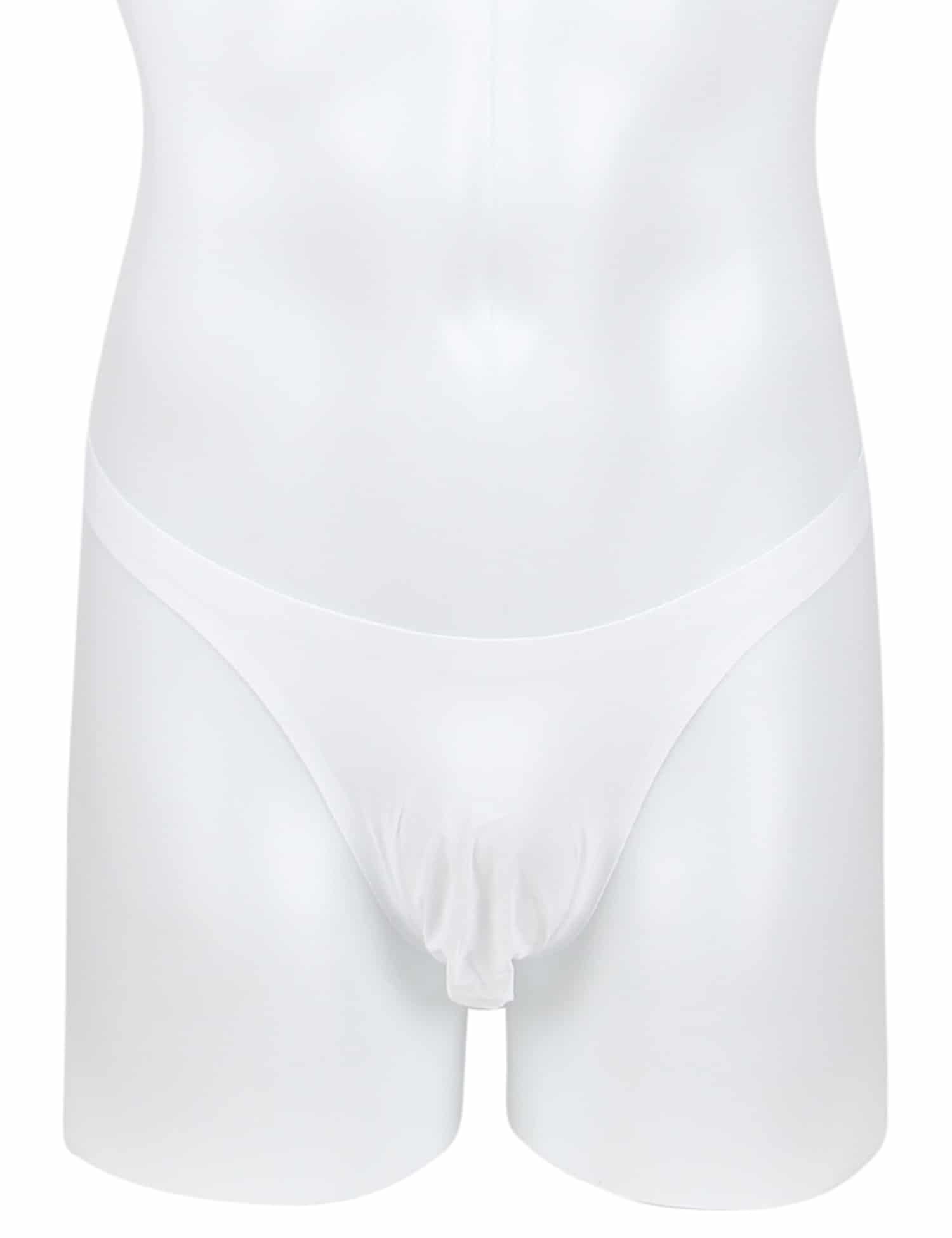 White Sexy See Through Men's Brief - Image 3