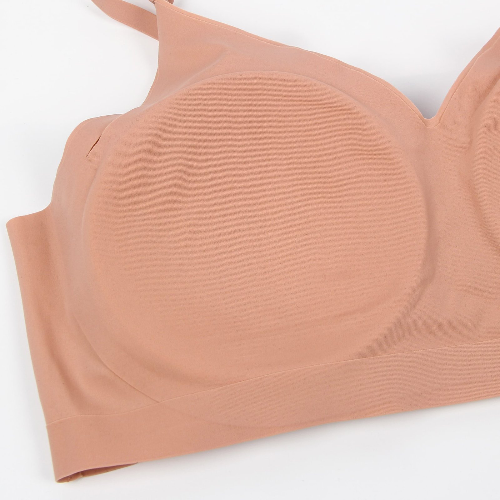 Nude Ice Silk Seamless Bra With Removable Chest Pad - Image 11