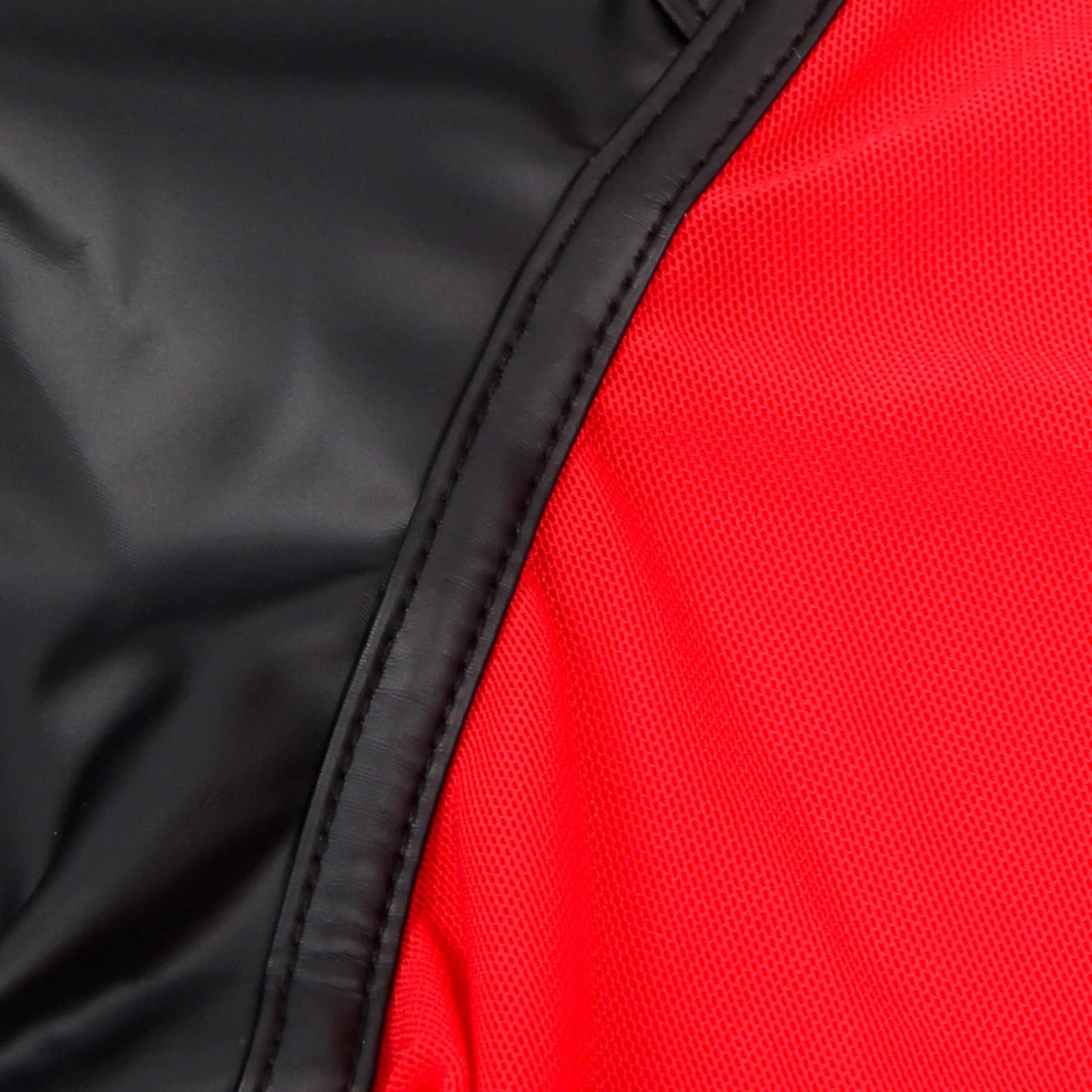 Red Sexy Mesh Openable Crotch Imitation Leather Men's Boxer Underwear - Image 8