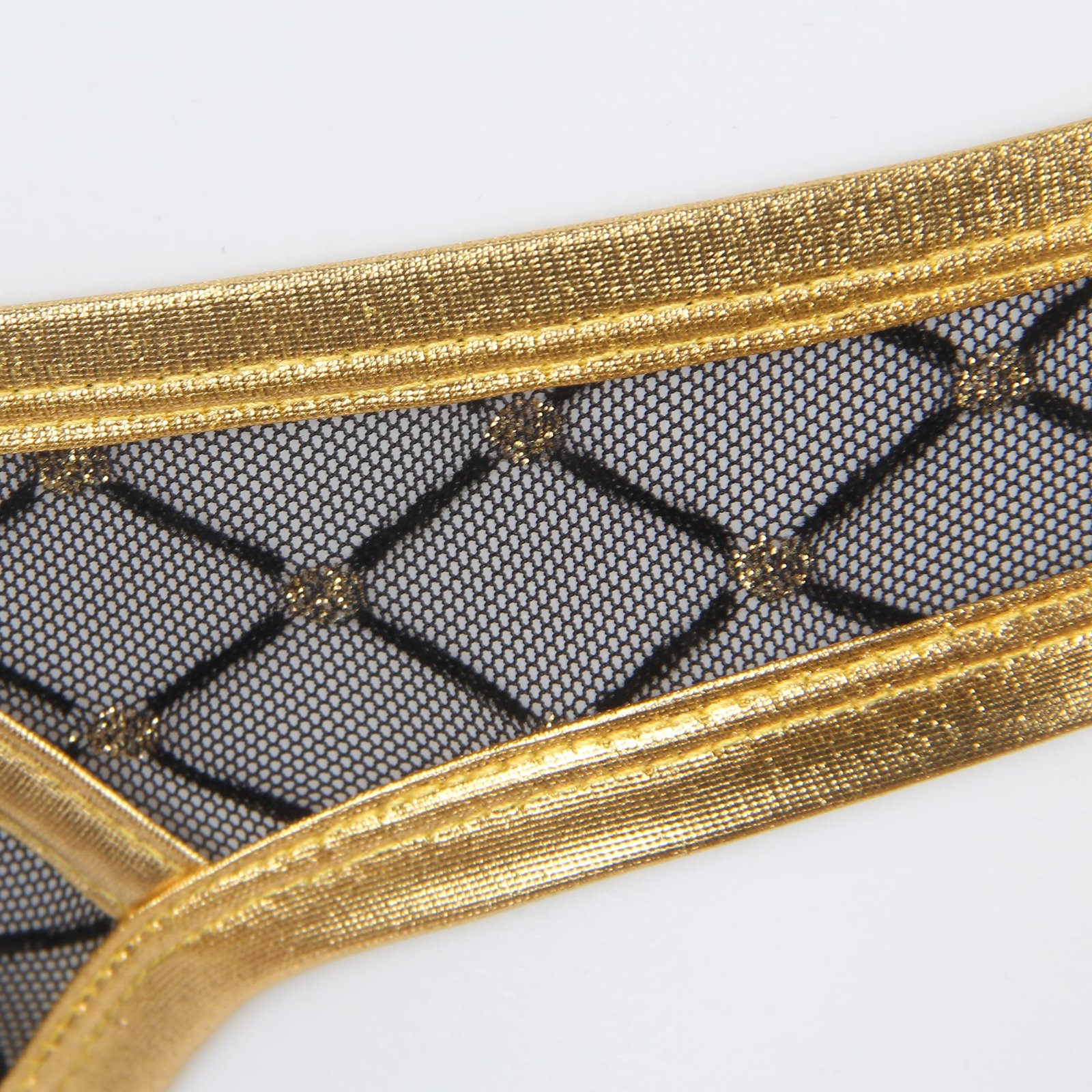 Gold Sexy Leather Underwear for Man - Image 11