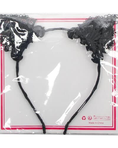 Black Cute Cat Ear Headband