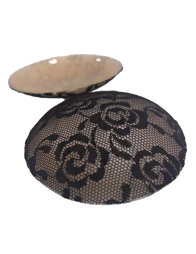 Black Silicone Lace Nipple Covers - Image 3
