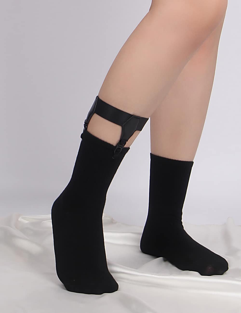 Black non-slip single leg loop with clip - Image 5