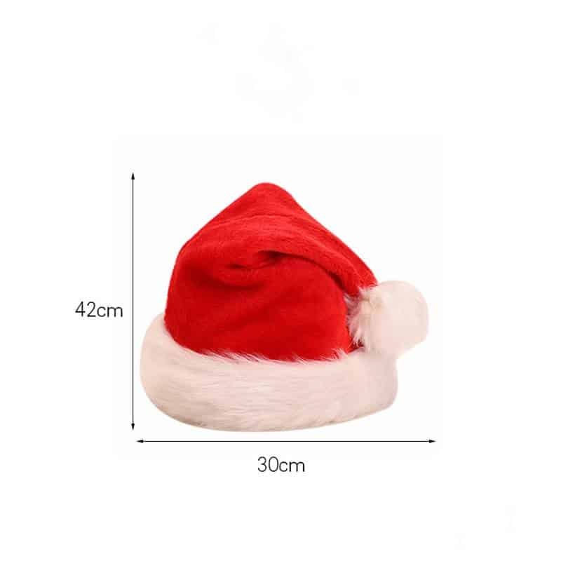 High Quality Plush Santa Hat - Image 6
