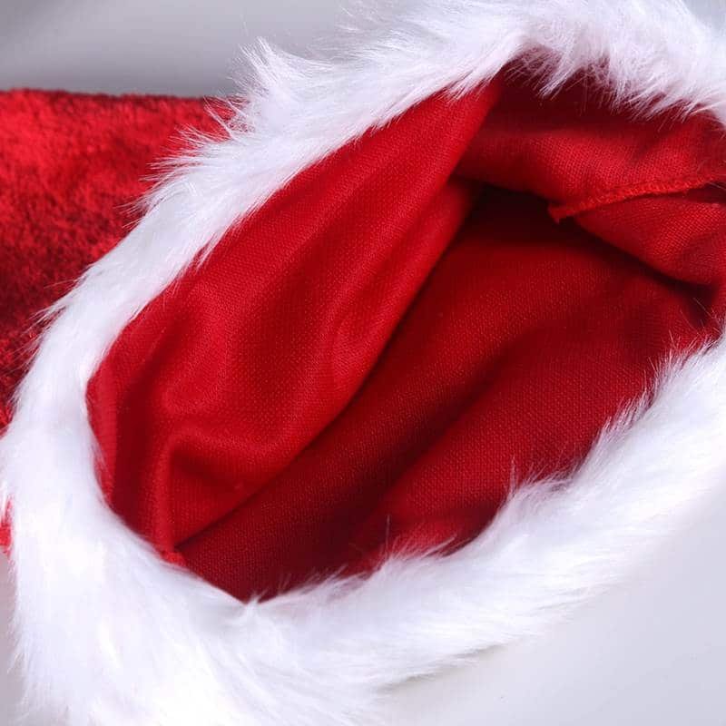 High Quality Plush Santa Hat - Image 5