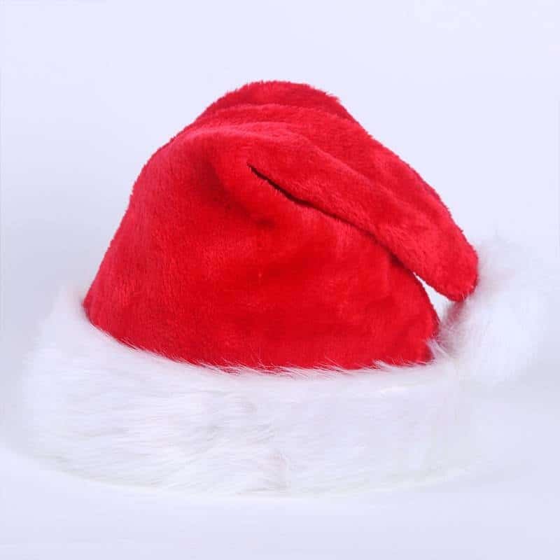 High Quality Plush Santa Hat - Image 4