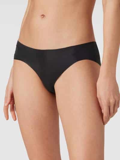 Black Sexy Ice Silk Wavy Edge Seamless Panty