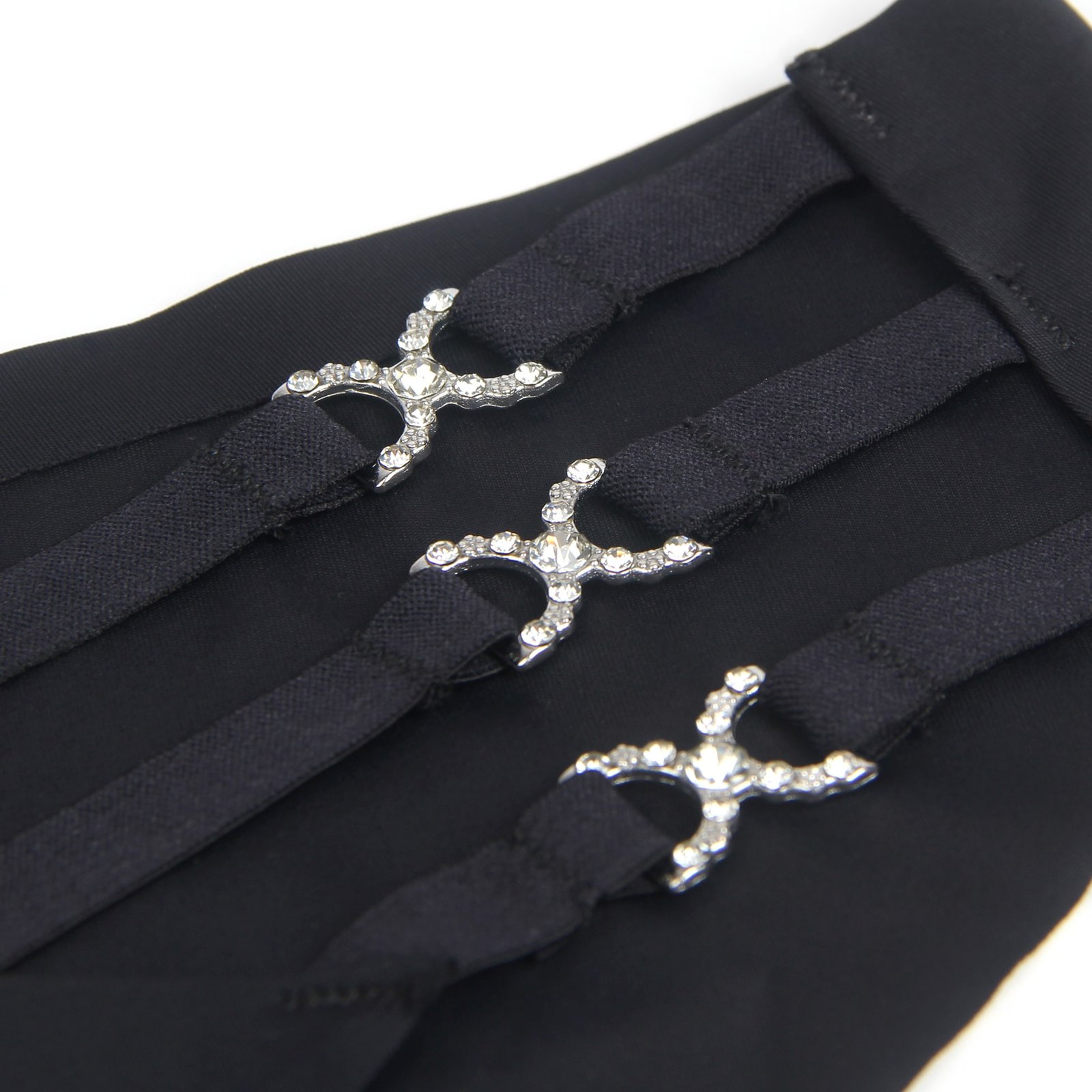 Black Sexy Swimsuit Cloth Rhinestones Seamless Panty - Image 11