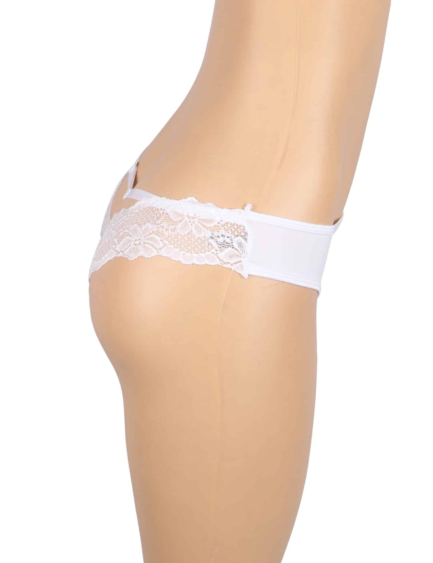 White Sexy Lace Hollow Out Panty - Image 5