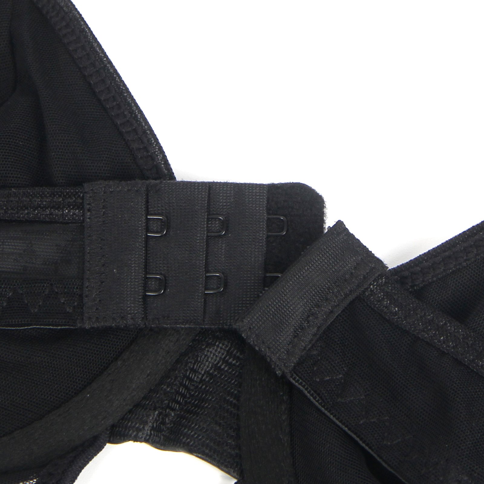Black PU Leather Mesh Sexy Bodysuit With Hollow Waist - Image 22
