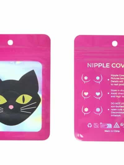 Cat Shaped Shine in the Dark Nipple Cover