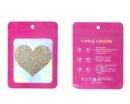 Heart-shaped Shine in the Dark Nipple Cover