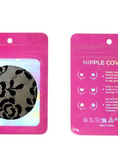 Black Silicone Lace Nipple Covers