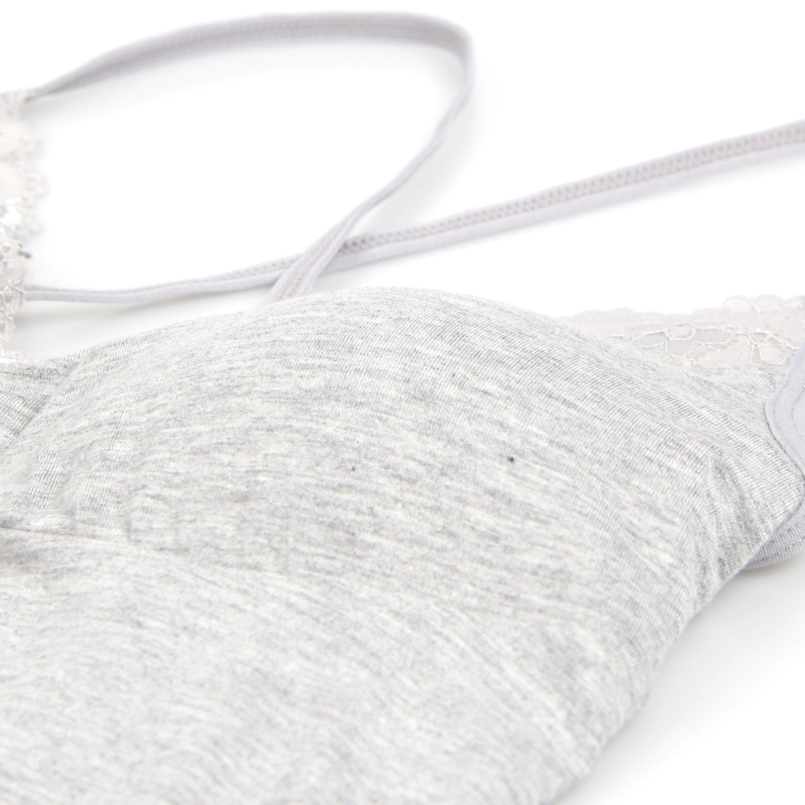 Gray Sexy Modal Lace Suspender Nightwear - Image 19