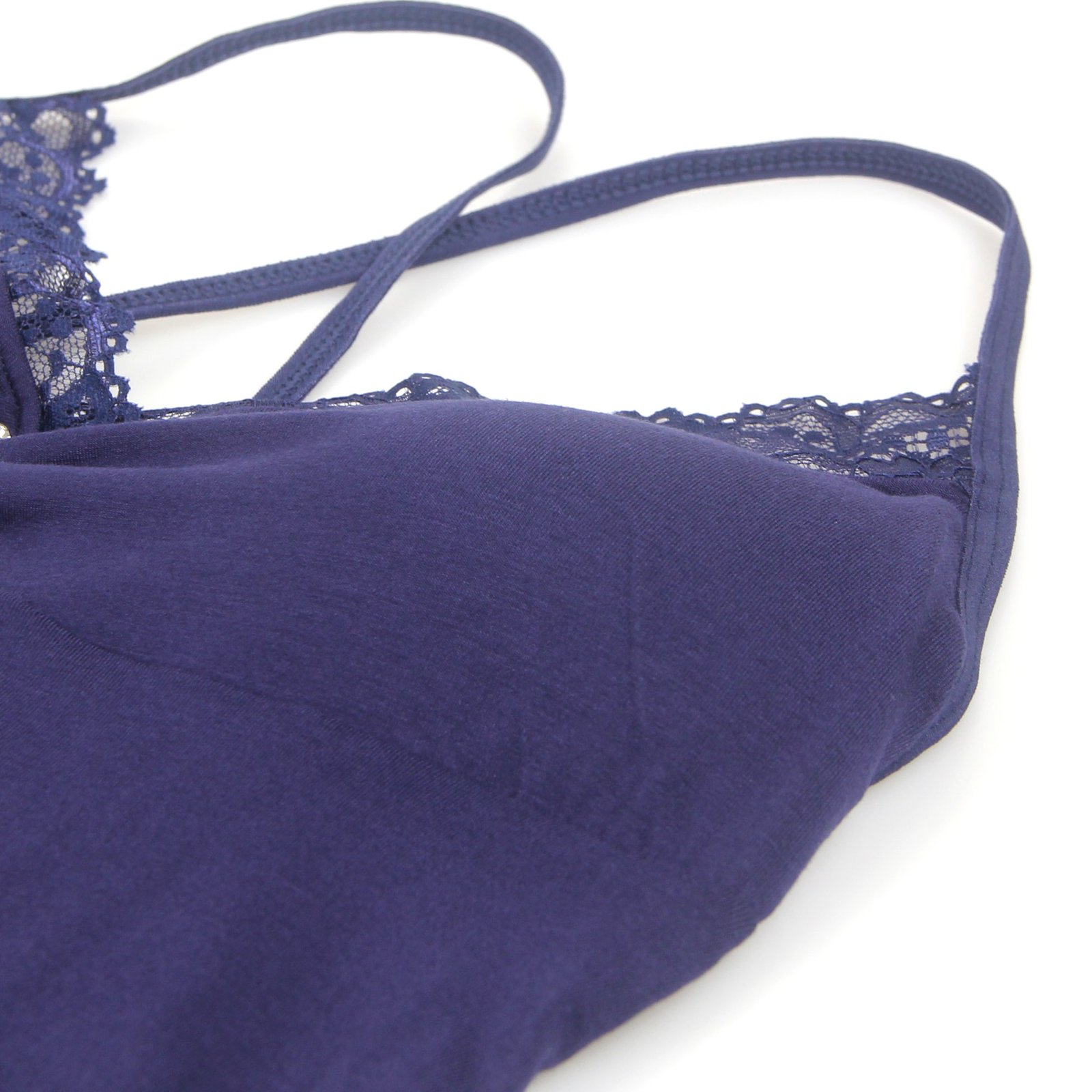 Blue Sexy Modal Lace Suspender Nightwear - Image 18