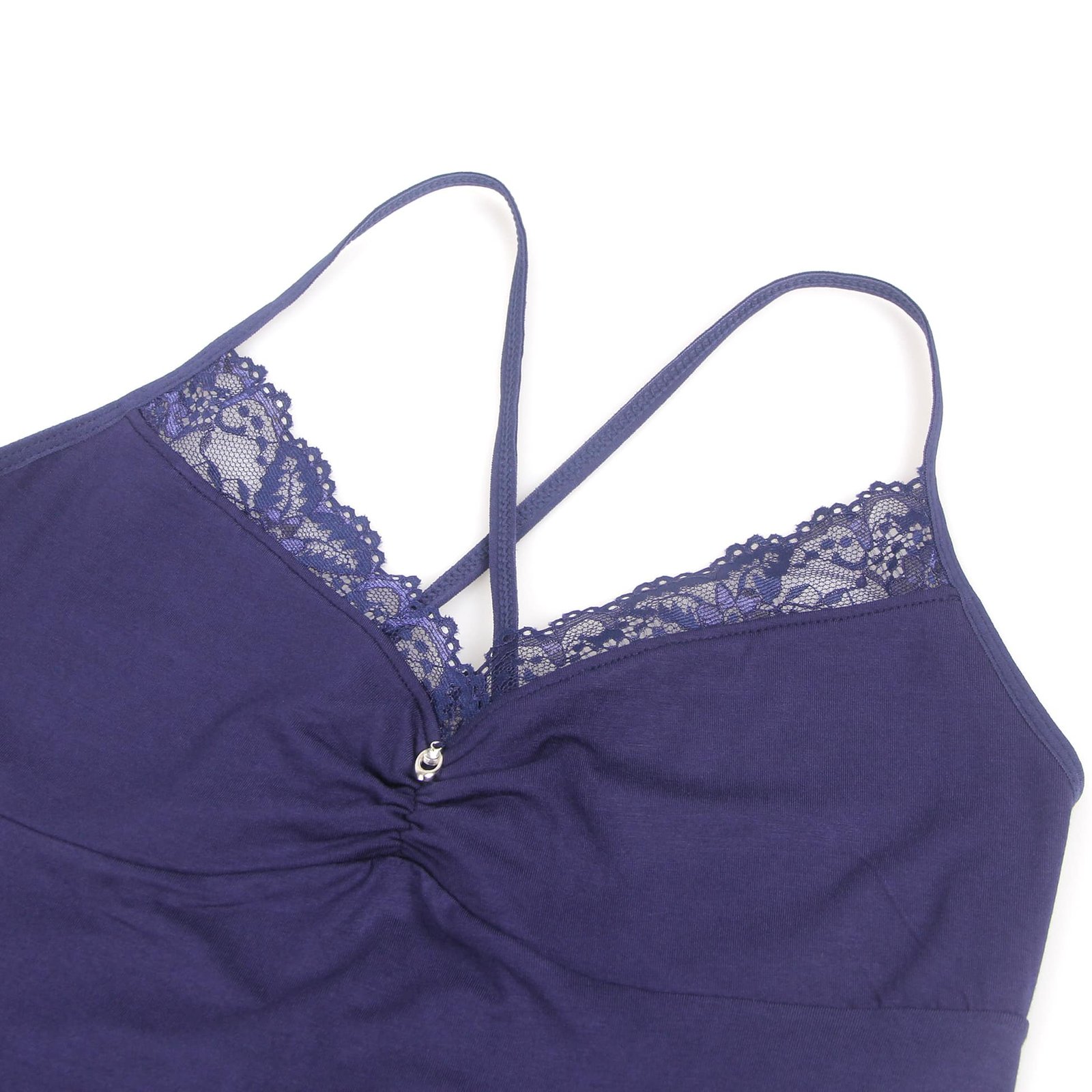 Blue Sexy Modal Lace Suspender Nightwear - Image 13