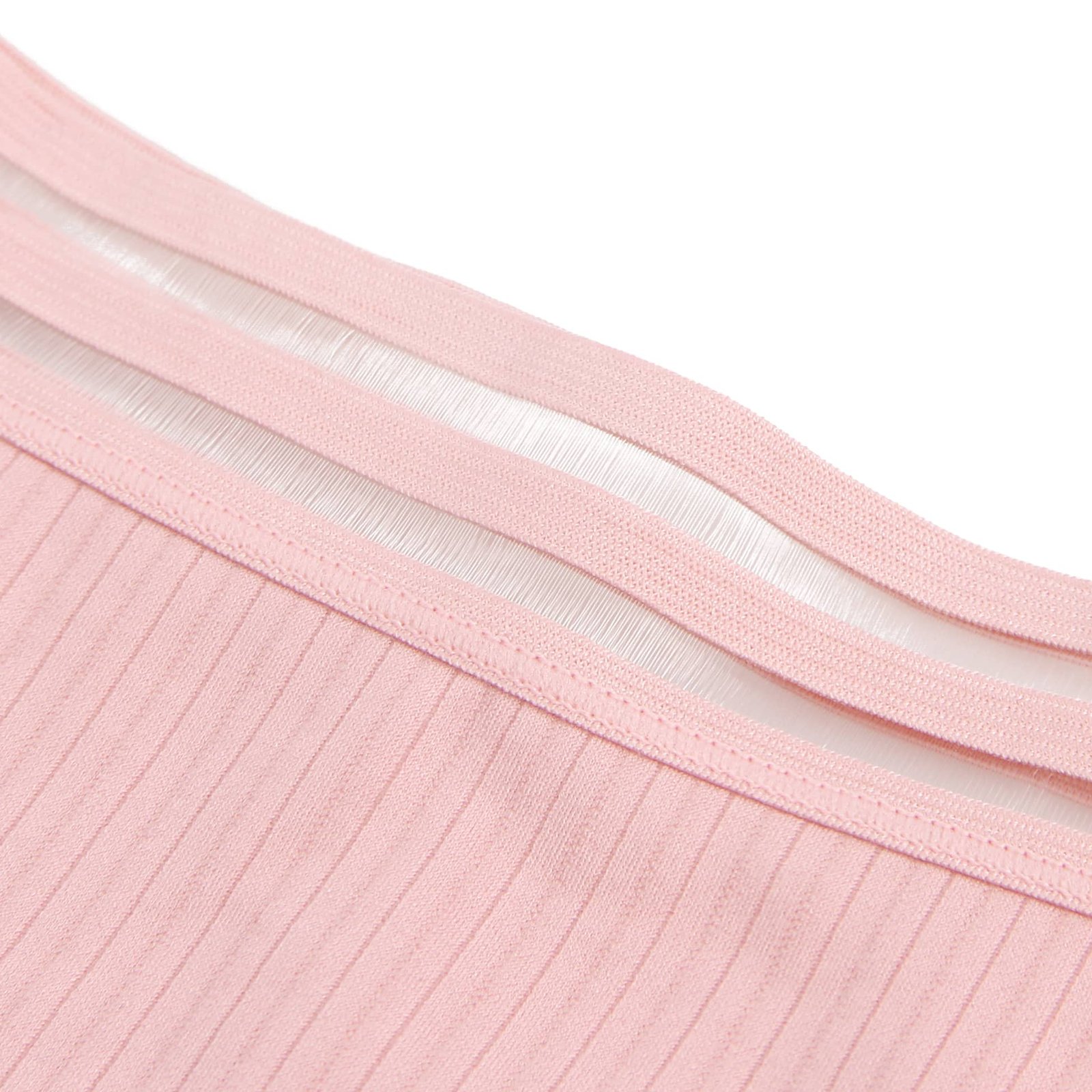 Pink Sexy Striped Cloth Lace Women Underwear - Image 12