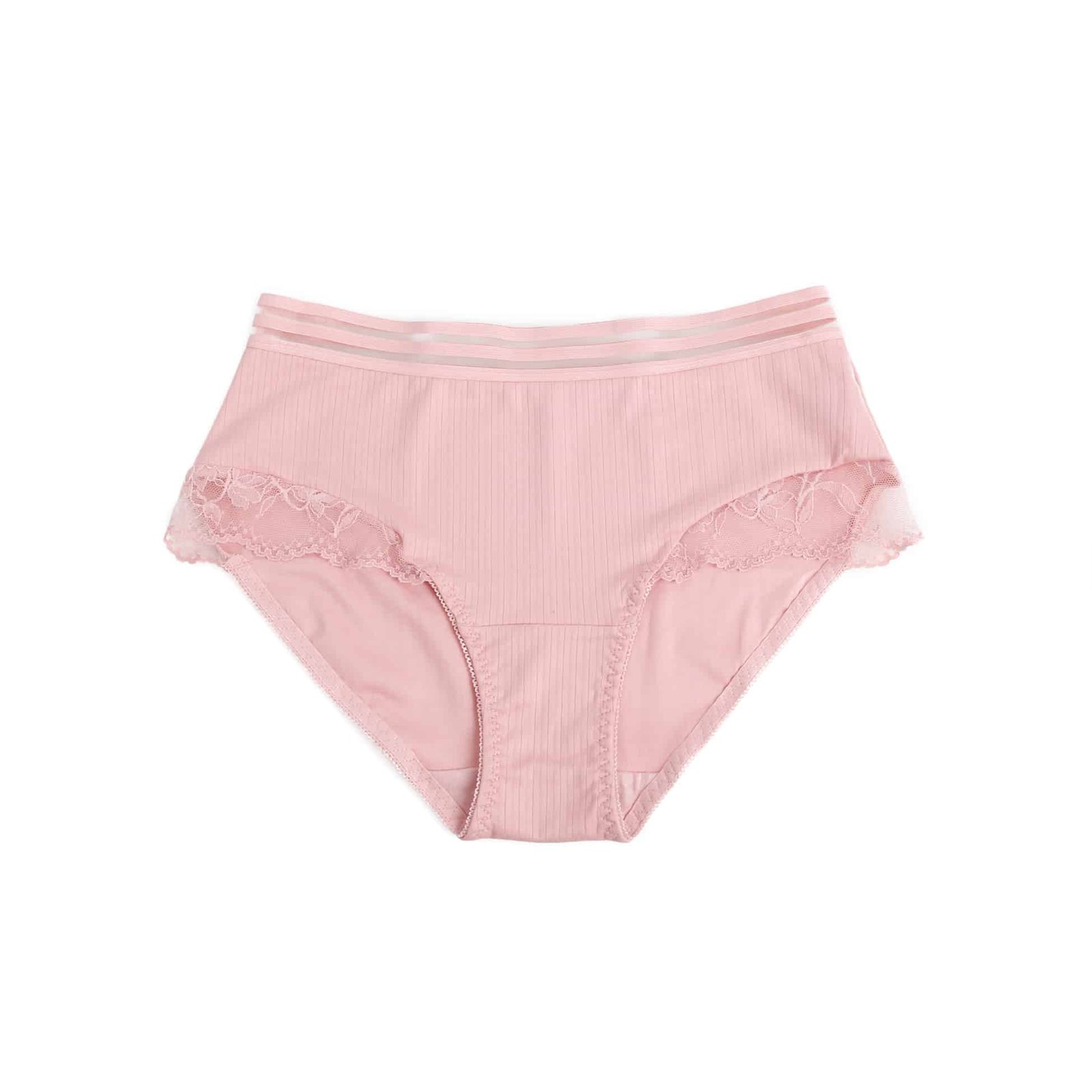 Pink Sexy Striped Cloth Lace Women Underwear - Image 10